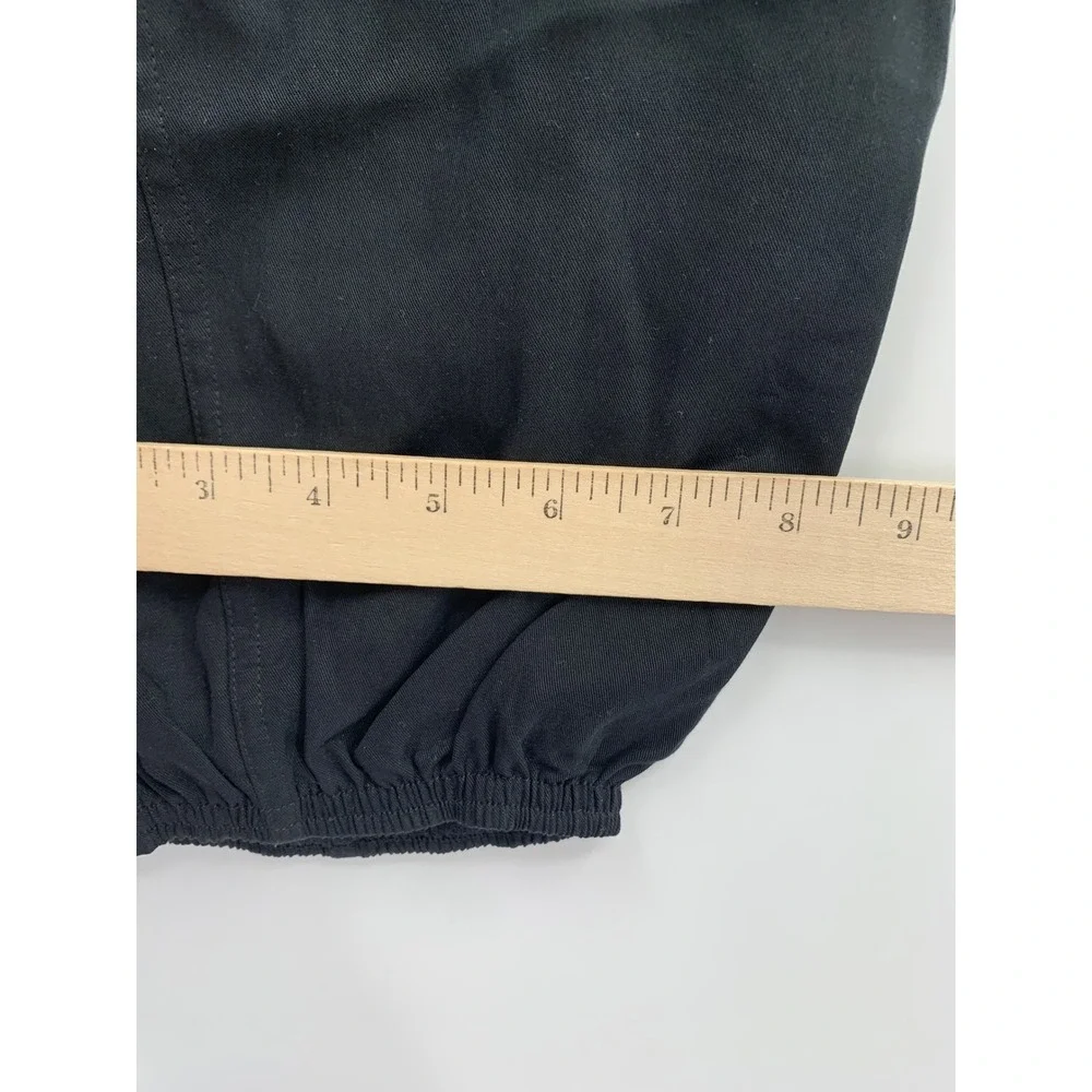 Free People Movement Pants XS Black Gray Harem Jogger FP Boho Baggy Pockets